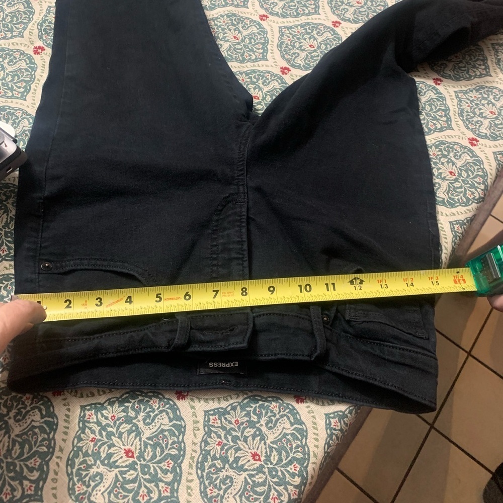 Express Women's Skinny Jeans - Midnight Black - Picture 4 of 7